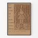 Historisk vintage plakat af Harvard College