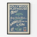 Vintage Hollywood Teaterplakat Androcles og løven
