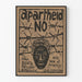 Protestplakat mod Apartheid – Engageret vægdekoration Artem Legrand