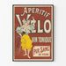Vintage plakat Aperitif Cykel Vin Tonic Ren Vinges blod