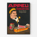 Vintage plakat med appelsin Delikatessen til vægdekoration