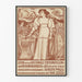 Art Deco Plakat Kvindearbejde - Vintage Vægdekoration