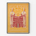 Vintage plakat Architectura et Amicitia Amsterdam