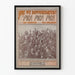 Vintage musikplakat 'Are We Downhearted? No! No! No!' 1917
