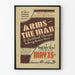 Vintage plakat teater Arms and the Man