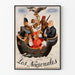 Vintage plakat Los Nacionales - Historisk vægdekoration