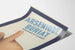 Vintage plakat Arseniodé Buriat rekonstituerende, håndtegnet design og retro typografi