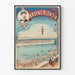 Vintage plakat Arsens Blondin Den heltemodige ved Seinen