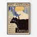 Vintage plakat for kunstudstilling Kaiser Wilhelm Museum Krefeld