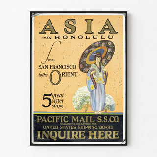 asia-via-honolulu-from-san-francisco-to-the-orient-5-great-sister-ships-woman-with-an-umbrella