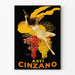 Vintage plakat Asti Cinzano til vægdekoration