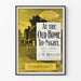Vintage plakat med sang "At the Old Home To-Night" – Retro vægdekoration