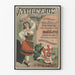 Vintage plakat Athénaeum forestilling aften med varieret program