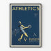 Retro atletisk plakat til sportslig vægdekoration