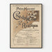 Vintage plakat af Rustik Ridderlighed Pietro Mascagni