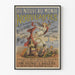 Vintage plakat Au Nouveau Monde - Retro vægdekoration Paris