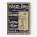 Vintage plakat På Paradis af Damer Toiletter om Vinter Paris