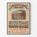 Vintage plakat til vægdekoration Au Tapis Rouge - Grands Magasins Fleck Frères