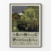 Vintage plakat Ault & Wiborg - Trykfarver og litografi