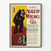 Vintage reklameplakat Ault & Wiborg Trykfarver
