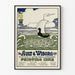 Vintage plakat Ault & Wiborg - Klassisk trykblæk