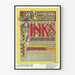 Vintage plakat Ault & Wiborg blæk - Vægdekoration inspireret af Kells-bogen