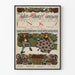 Vintage reklameplakat fra Ault & Wiborg Company for blæk