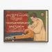 Vintage plakat udstilling håndværk Dresden 1903-1904 — indrammet kunstværk på væggen