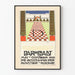 Plakat udstilling kunst Darmstadt 1901 vægdekoration vintage