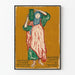 Vintage plakat Expo Moderne Parisiske Kunstnere 1914