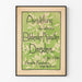 Vintage plakat for udstilling af Dresdners kunstnere