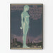 Vintage plakat for elektricitetsekspositionen i München 1911