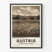 Vintage plakat af Lac Schwarzsee nær Kitzbühel i Tyrol