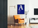 Minimalistisk blå plakat til læsning NIH