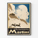 Vintage plakat af Automobiles Martini - Retro bilindretning til væggen