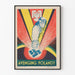 Vintage plakat Avenging Poland - Retro stil vægdekoration
