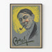 Vintage plakat af Bach med pibe