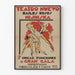 Plakat Teater Nuevo Ballets Russes Nijinska 1933