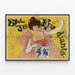 Vintage Plakat af Studenterbal - Art Nouveau Vægdekoration — indrammet kunstværk på væggen