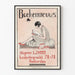 Vintage plakat 'Boekennieuws' udgave L.J. Veen Amsterdam
