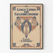 Dekorativ plakat i vintage stil Langs Lijnen van Geleidelijkheid Louis Couperus