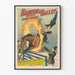Vintage plakat af det dristige Barnum & Bailey hestevæddeløbsshow