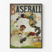 Vintage plakat af Baseball Magazine forsiden august 1917