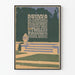 Vintage plakat af Bavaria-huse i Sendlinger Unterfeld