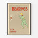 Vintage plakat Bearings - Retro industriel vægdekoration