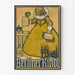 Vintage Berliner Kindl plakat til vægdekoration