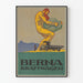 Vintage plakat Berna Kraftwagen - Industriel vægdekoration