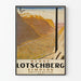 Vintage plakat Bern Lötschberg Simplon Schweiz