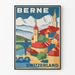 Vintage plakat Bern Schweiz - Retro vægdekoration