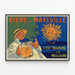 Vintage plakat af Maxéville øl - Retro vægdekoration — indrammet kunstværk på væggen